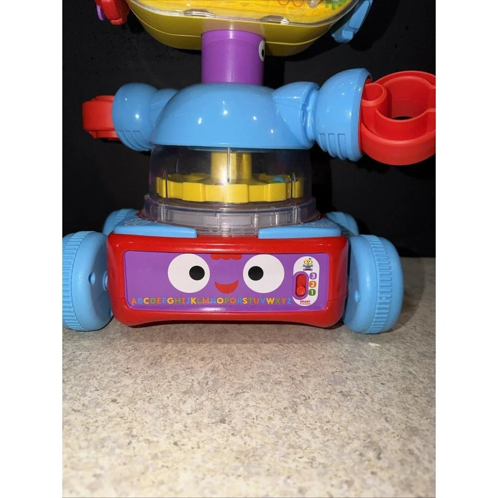 Fisher-Price Baby Learning 4-in -1 Toy Robot w/ Lights Music & Smart Stages